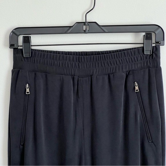 BCBGMAXAZRIA Sami High Rise Cuffed Trouser Pant Joggers Black XS - Picture 6 of 11